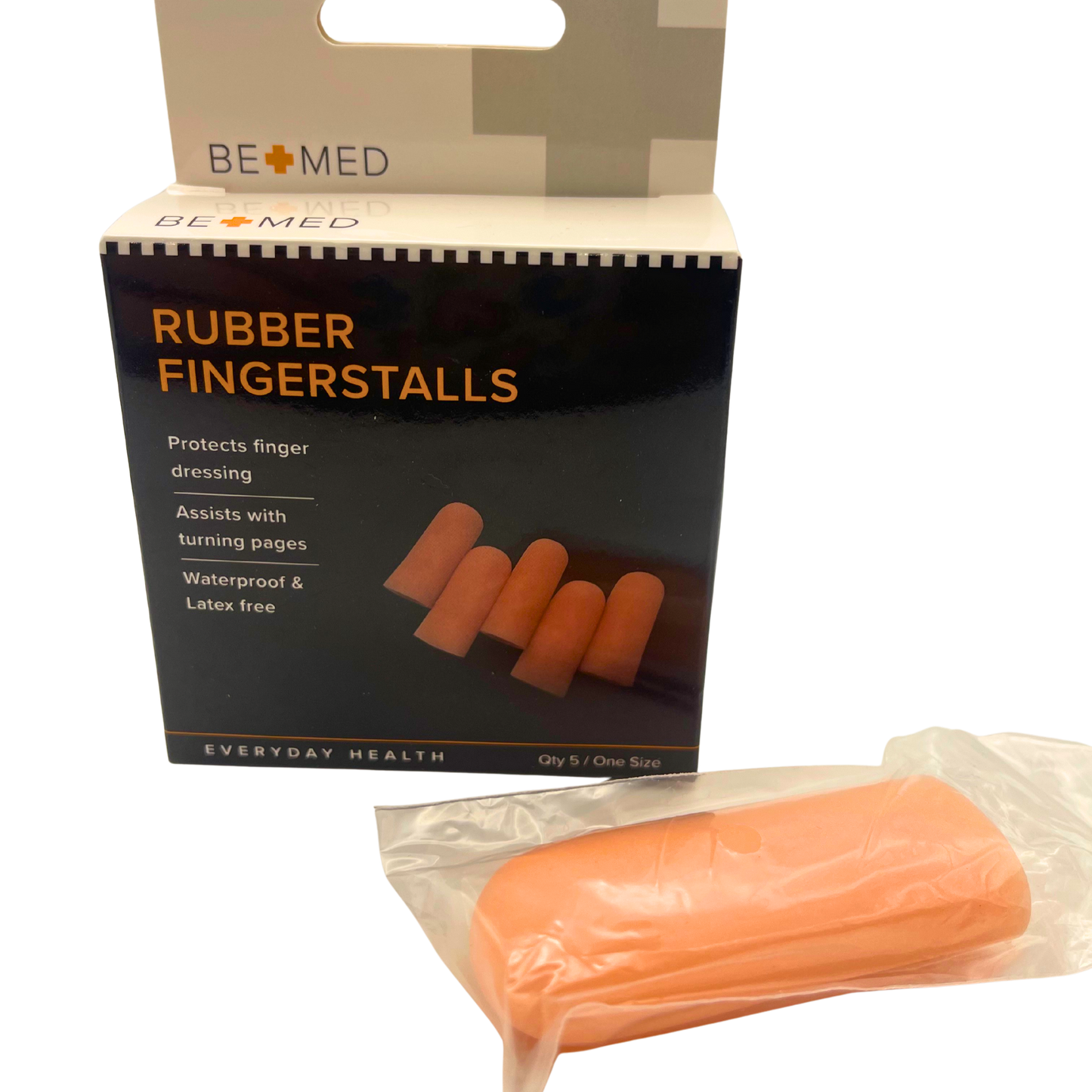 Rubber Finger Stalls Box of 5